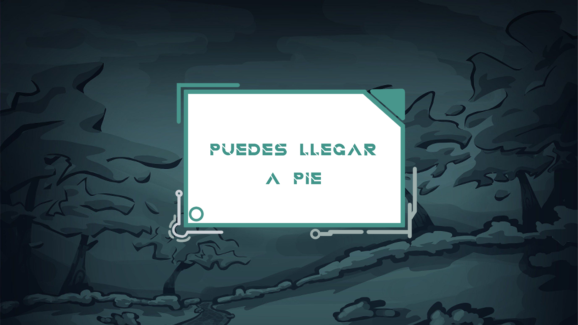 Puede llegar caminando